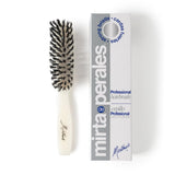 MIRTA DE PERALES Daily Hairbrush for Healthy, Shiny Hair | Professional Styling Brush with Firm Bristles | Stimulates Scalp Circ