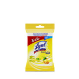 LYSOL Disinfecting Wipes - Lemon & Lime Blossom To-Go Flatpack 15 ct. 1 pack