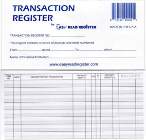 Checkbook Registers, 25-26-27 Calendars, Made in USA (12)