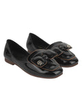 Shoetopia Bow Detailed Black Marry Janes For Women & Girls /Eu39,black,6,B0F7LXZFXM