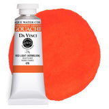 DA VINCI PAINTS Professional Artist Gouache Paint, Red Light, 37mL