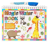 Chocozone Reusable Magic Water Book for Kids with 4 Pages Colouring Book for Kids Activity Pad Toys for 3 Years Old (Giraffe)