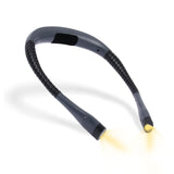 Bsdgeclogy Book Light, 3-Color & 9-Brightness Reading Light, Bendable Neck Light, 80-hr Lasting Rechargeable Lamp, Perfect Book 