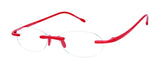 Scojo New York Gels Original Reading Glasses | 3x RED POPPY | Readers for Men & Women | Stylish, Scratch-Resistant Lenses