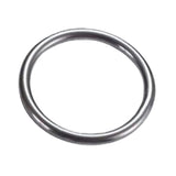 Stainless Steel Round Ring 316 Marine Grade by MarineNow (7/16 x 2 3/4 (12mm x 70mm), 5-Pack)