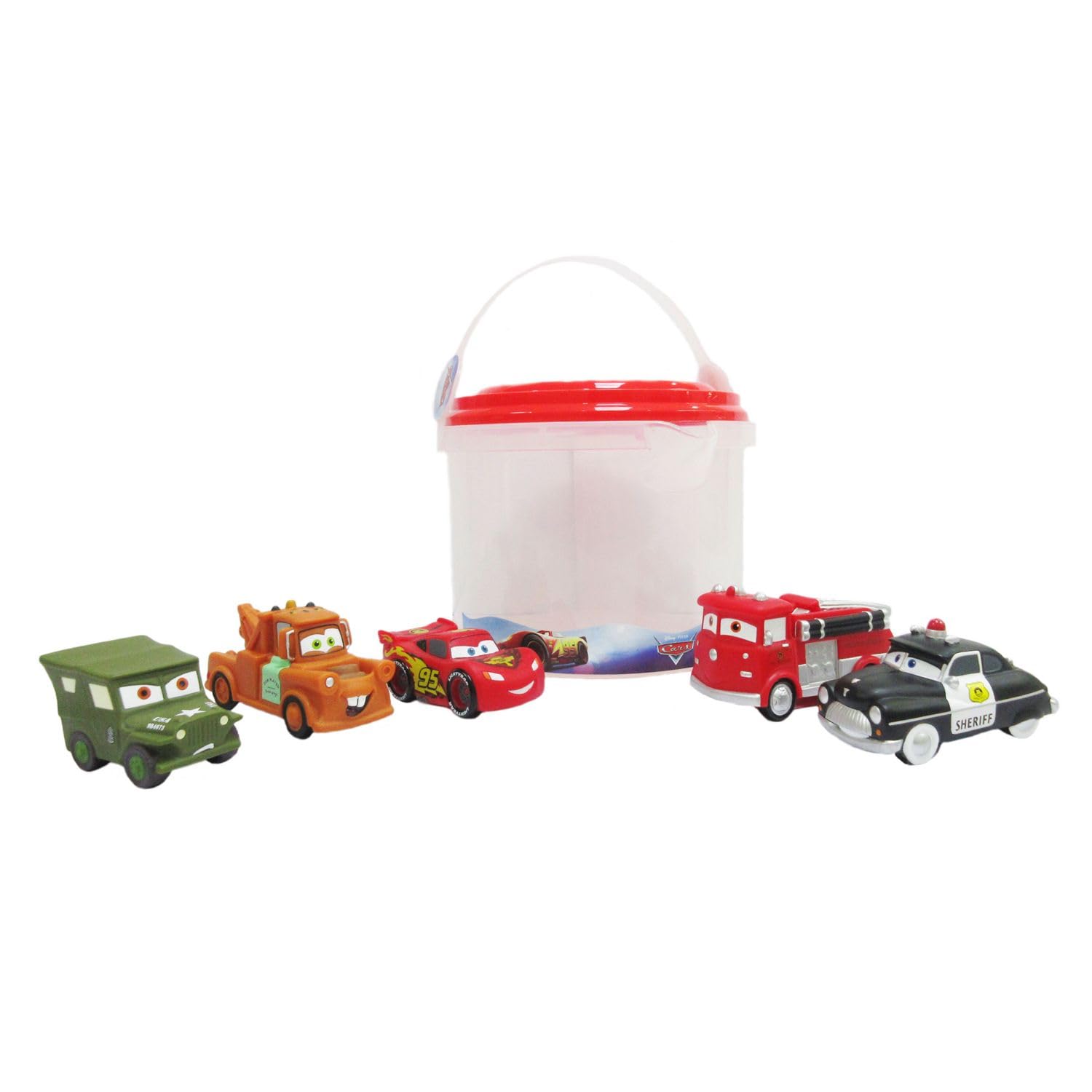 Disney Store Official Bath Set (Pixar Cars) - Kids Bath Accessories with Beloved Disney Characters - Colorful and Fun Bath Time 