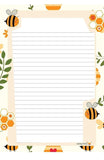 Eclet A4 Designer Multicolor Project Paper Sheets Pack of 100 Sheets One Side Ruled & One Side Blank Premium Pastel Colore