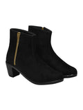 Shoetopia Women'S Flat Boots,Black,7,B0CSPJRWF8