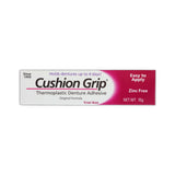 Cushion Grip Thermoplastic Denture Adhesive, 0.35 oz Travel Size | Refits and Tightens Loose Dentures On The Go | Non-Glue Adhes