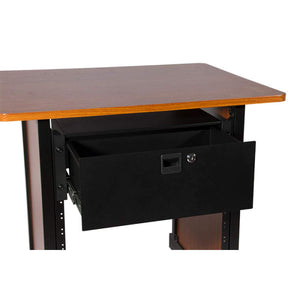Onstage Rdls4000 4U Locking Rack Drawer, Shallow (Rdls 4000) , Black