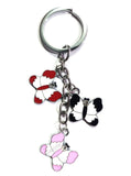 Caristo Colourful Butterfly (Kc12) Metal Keychain For Car Bike Men Women Kids Keyring