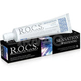 R.O.C.S Toothpaste Sensation Whitening 74ml. Fluoride Free.