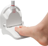 CWD&SQH Shower Foot Rest for Shaving Legs with Upgraded Powerful Suction Cup, Load Capacity 381 Pounds, No Drilling Non-Slip Bat