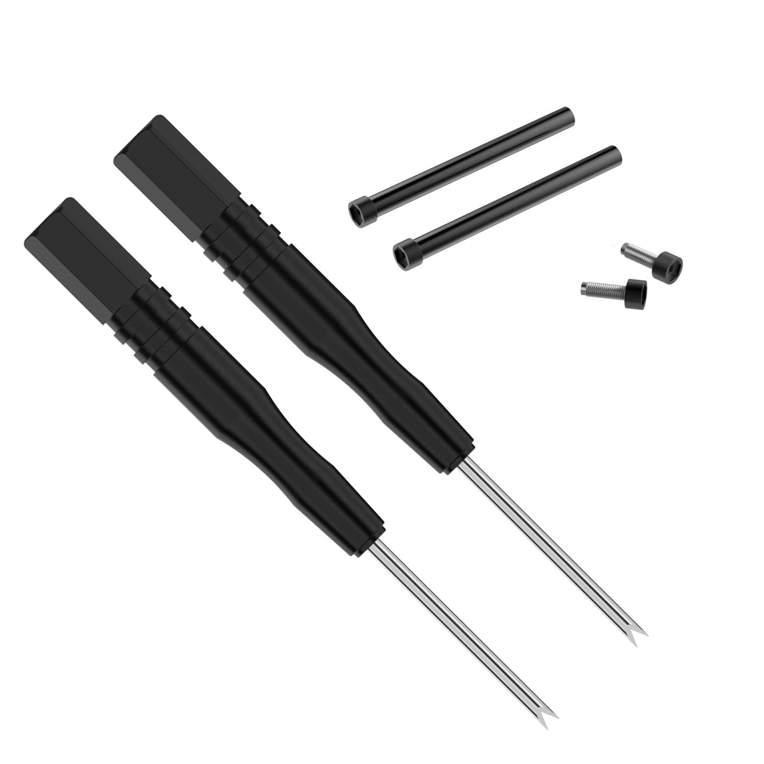 hengkang Compatible with Amazfit T-Rex 2 Smart Watch Screw Accessory, 2PCS Stainless Steel Replacement Screws with 2PCS Screwdri