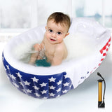 Relaxing Baby | Inflatable Baby Bathtub,Newborn Bathtub Seat for Infant,Non-Slip Baby Pool for Sitting up,Foldable Toddler Tub S
