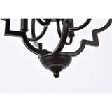 Living District Sandara 4 Lights Pendant In Black (Ld7064D16Bk)