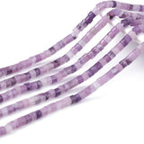 152pcs 4x2mm Natural Purple Lepidolite Heishi Disc Rondelle Spacer Stone Semi Precious Gemstone Loose Beads for Jewelry Making 1