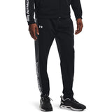 Under Armour Mens Brawler Pants, Black (001)/White, Large