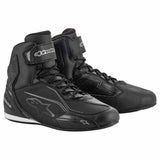 Alpinestars Unisex Biker Boots Ankle, Black Silver, 7.5 US Men