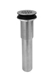 Plumb Pak K82074 Universal Open Grid Bathroom Sink Drain Without Overflow, Polished Chrome