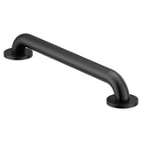 Moen Concealed Grab Bar AC Matte Black 18Inch Bathroom Safety Grab Bar, R8918BL