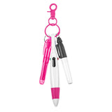 CALANDIS Pen with Carabiner Clip Nurses Day Gift Multipurpose Shuttle Pen Retractable Rose red | Art Pens & Markers | Drawing &