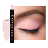 evpct Baby Pink Matte Cream Eye Shadow Sticks Brightener Pencils for Women, Baby Pink Silky Eyeshadow Applicator Stick Pen Water