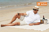 Be Active Men'S Linen Blend Solid Regular Shirt (Cpl0149_White White Xl