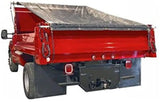 Buyers Products DTR7520S Manual Aluminum Tarp System for Dump Body Trucks, 7-1/2 FT x 20 Foot Solid Tarp, Pull Cover Adjustable 