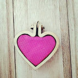 Ecomistiq 3X2 Set Diy Wooden Stitch Hoop Mini Embroidery Frame Craft Heart | Charms & Pendants Beads Jewelry Making
