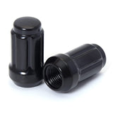 1/2-20 Acorn Lug Nuts 1/2x20 Lug Nuts Black Set of 23 pcs 6 Spline Lug Nuts 1.38 Long Closed End Aftermarket Wheel Lug Nut Fit