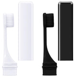Patelai 2 Pieces Travel Toothbrush Set, Soft Bristle Mini Foldable Tooth Brush with Case, Individually Wrapped Small Portable Tr