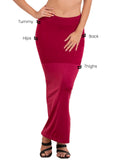 Clovia Womens Petticoat Style Saree Shapewear With Side Slit (Sw0023P15_Purple_L)