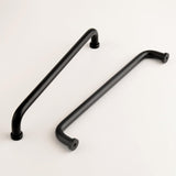 funifiti 5 Pack Dresser Drawer Pulls Wardrobe Door Handles Matte Black 7-1/2 Inch Hole Center Simple Contemporary Style Hardware