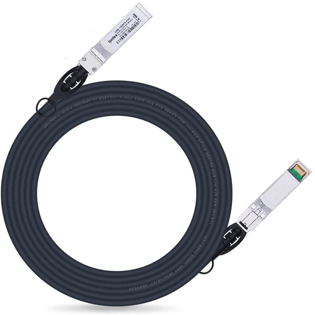 10G SFP+ Twinax Cable, Direct Attach Copper(DAC) Passive Cable, 3m (9.84ft),for Cisco SFP-H10GB-CU3M, Meraki, Ubiquiti, Mikrotik