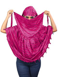 Scarf Long Scarf Cum Mask Scarves Usable For Vehicle Driver, Printed Design, Universal Size, For Girl & Women, Breathable Sun Pr