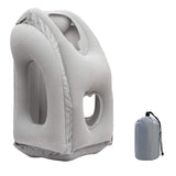 Travel Pillow Inflatable [Upgraded] Portable Head Neck Rest Pillow For Airplane Ergonomic Design Flight Pillow For Office Nappin