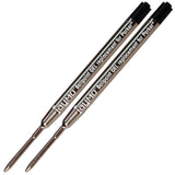 Jaymo Replacement for Parker 30525PP Measures 3.875 in / 98 mm Long G2 Gel Ballpoint Pen Refill 2 Black