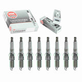 8 pc NGK V-Power Spark Plugs compatible with Cadillac DeVille 4.1L 4.5L 4.6L 4.9L V8 1982-2005