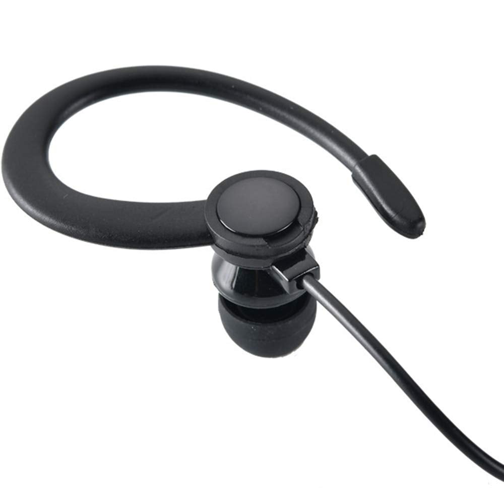 LINHUIPAD Single Side Earphone in-Ear Stereo to Mono Earbuds,3.5mm Plug Ear Hook Earpiece,Compatible Android Smartphones MP3 Pla