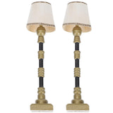 MAGICLULU 2Pcs Miniature Dollhouse Floor Lamp Miniature Furniture Light Furniture for Dolls House Light Accessories 0.9 x 4.32 I