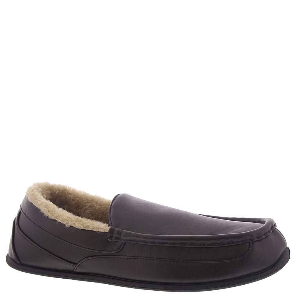 Deer Stags Men's Spun Slipper, Dark Brown, US Men's 9 Med