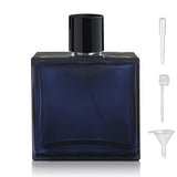 Yerpkefey 100ml/3.4 Oz Glass Spray Bottle Perfume Atomizer,Empty Travel Refillable Perfume Spray Bottle with 3 Kinds of Dispense