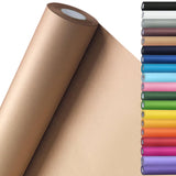 SMART&CASUAL 15 x 600 (50) Brown Kraft Paper Roll for Art Craft Supplies Gift Wrapping Moving Packing Kids Painting Drawing Pai