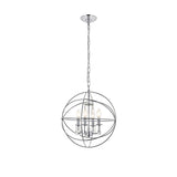 Living District Indoor Modern Home Decorative Bright Ceiling Wallace 4 Light Chrome Pendant