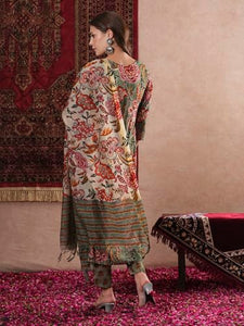 Gosriki Women'S Rayon Blend Printed Straight Kurta With Pant & Dupatta (Fta Green-Vks07-Gs_Xxl_Green_Xx-Large),Green,2,B0DM1S478N