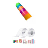 ATORSE Blow Bubbles Double Sided Tape Strips 4.8cm 5cm 10cm Full Tool