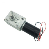 BRINGSMART 12V 40rpm DC Worm Gear Motor 40kg.cm Self-Locking Reversed Engine Mini Turbine Geared Motor for DIY Robot Rotating Ta
