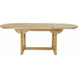 Anderson Teak Patio Lawn Garden Furniture Bahama 87' Oval Extension Table Extra Thick Wood