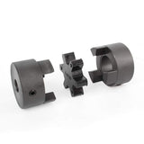 1/2 to 7/8 L075 Flexible 3-Piece L-Jaw Coupling Set & Buna-N NBR Rubber Spider